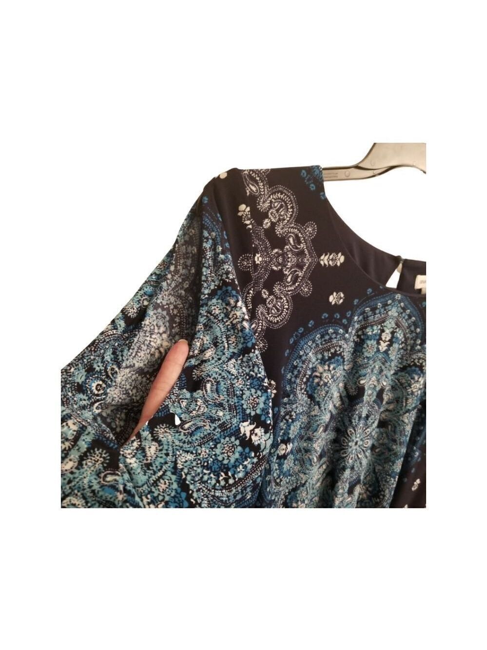 Avenue Blue Women's Dress.      Sc02B - Picture 3 of 5